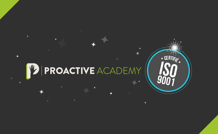 Proactive Academy obtient la certification ISO 9001